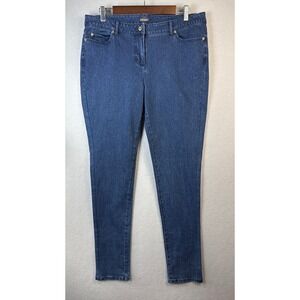 J.McLaughlin Denim Lexi‎ Jeans Comfort Stretch Dark Wash Casual Pants Size 34x31